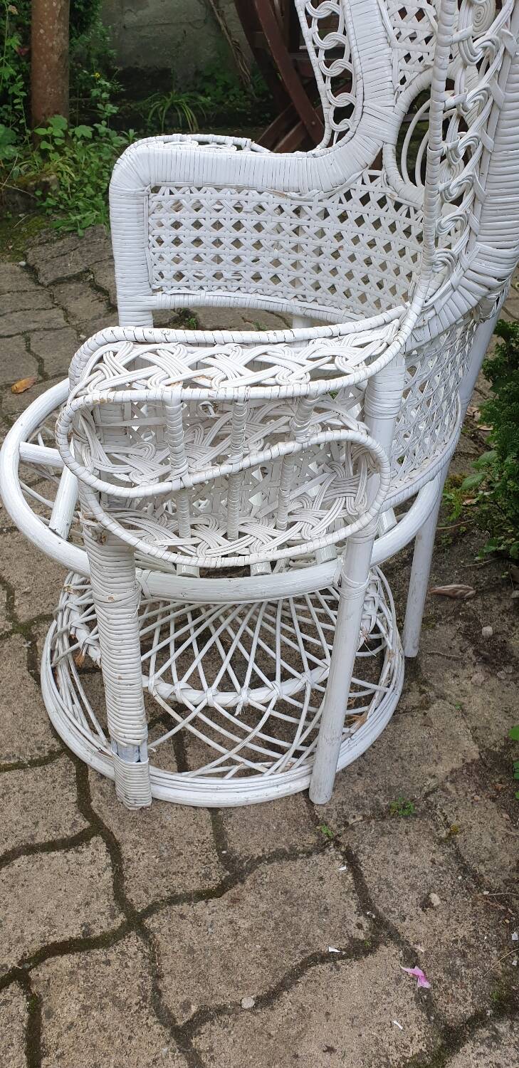 Emmanuelle rattan armchair