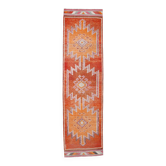 3x12 Rug For Hallway Vintage Runner Rug, 101x380Cm