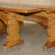 Pair of vintage dining room benches by Robert Mouseman Thompson