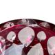 Ruby crystal ashtray Val Saint Lambert Vintage