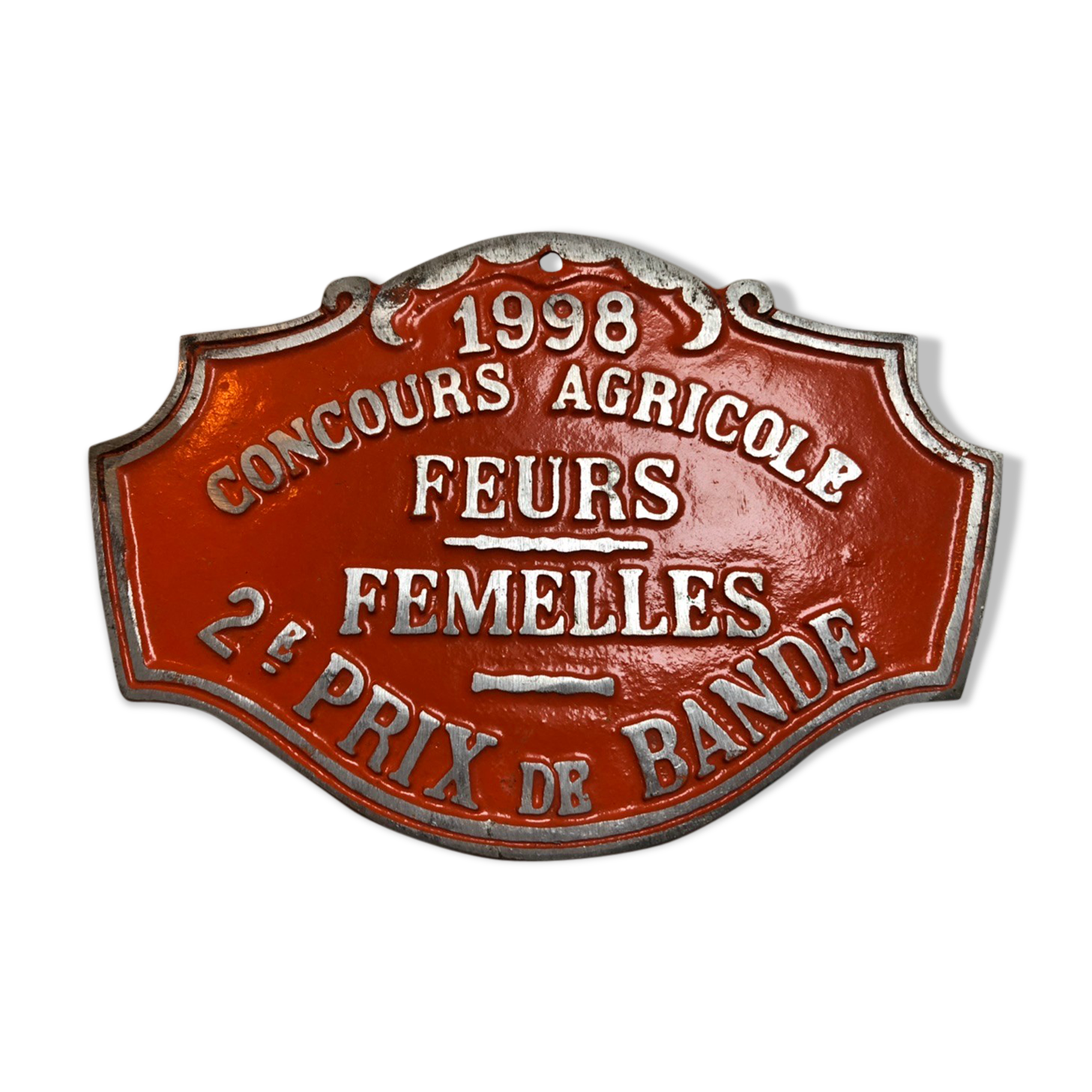 Competition plate agricultural feurs,1998