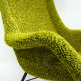 Yellow/Green Wingback Armchair by Miroslav Navratil for tone, 1960 s