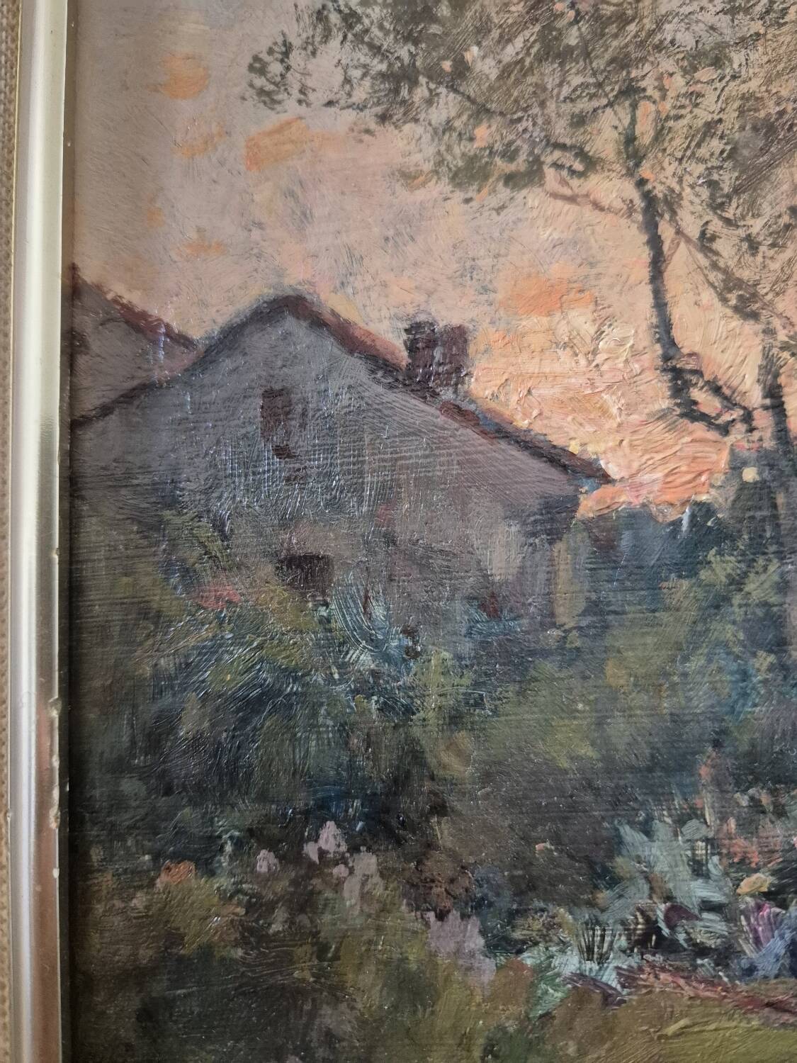 Sunset, 19th-century oil painting by Boulenger