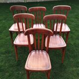 Six bistro chairs