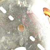 Pair of ceiling lamps type 16.s.002, polam-wilkasy, poland, 1970s.