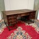 Mazarin desk in Louis XIII style made of solid oak.
