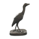Héron en bronze signé