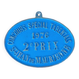 Agricultural competition plaque - 1976 - St Jean de Maurienne