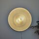 Large glass and metal wall lamp from the 50s - vintage Prisma design