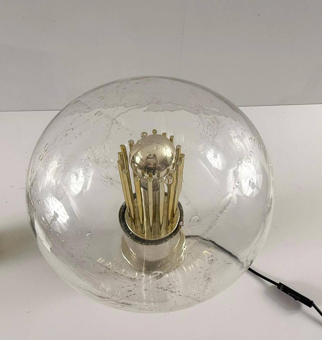 Lampe de table vintage « Big Ball », Doria, Allemagne, années 1970.