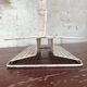 Perforated metal glass basket