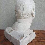 Pascal Boureille (1909-1999) Plaster bust signed portrait of a doctor