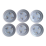 Set of 6 St Amand Christiane Céramon plates