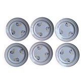 Set 6 assiettes St Amand Christiane Céramon