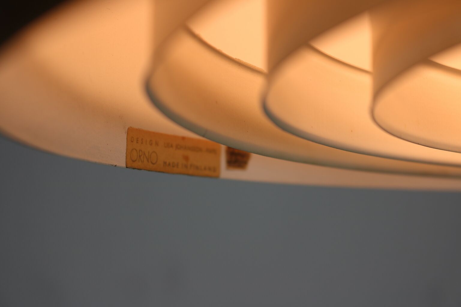 Finnish design floor lamp by Lisa Johansson-Pape for Orno Finland