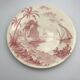 6 dessert plates seen from orient gien 1870