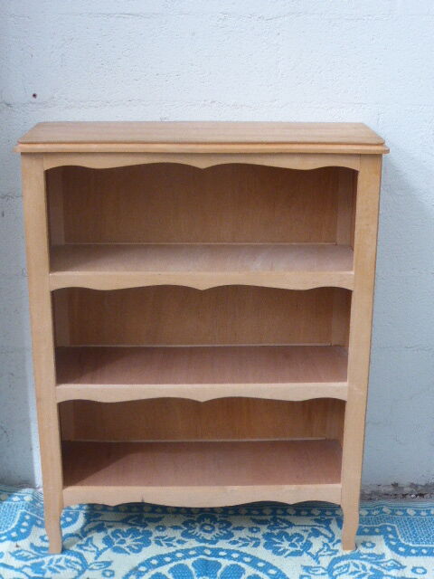 Bibus, small library, vintage raw wood 1960/70
