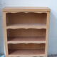 Bibus, small library, vintage raw wood 1960/70