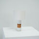 Scandinavian glass table lamp by Bent Nordsted for Tesco