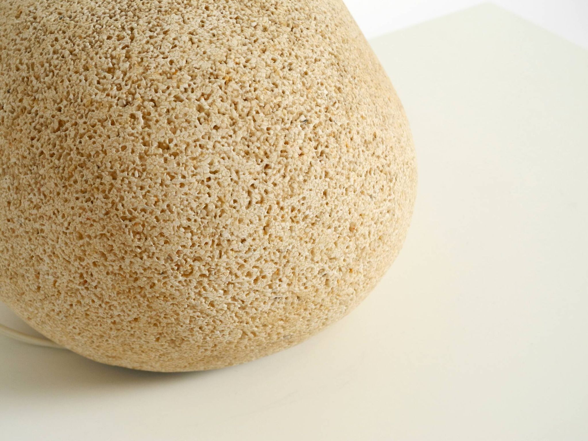 Original 1970s moon rock table lamp by André Cazenave for Tecta