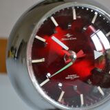 Tokyo Tokei 4 jewels vintage space age japan clock 1970 tulip foot