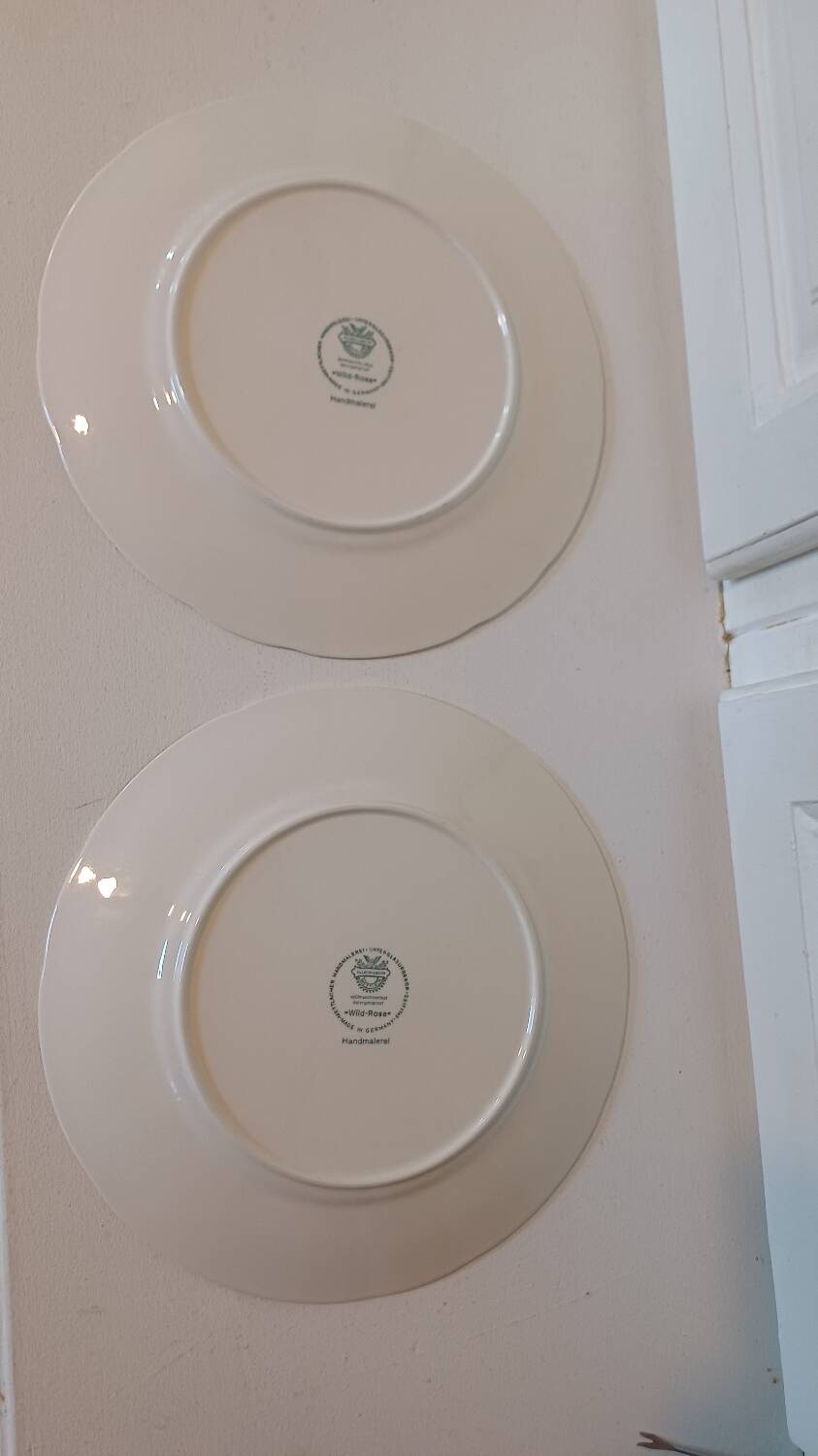 Set of 6 Wild Rose dinner plates Villeroy and Boch