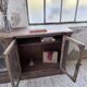 Enfilade vitrine chêne massif 1920