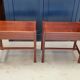 Pair of Scandinavian bedside tables