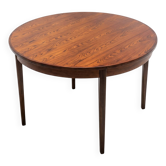 Table scandinave extensible en palissandre de Rio - 1960