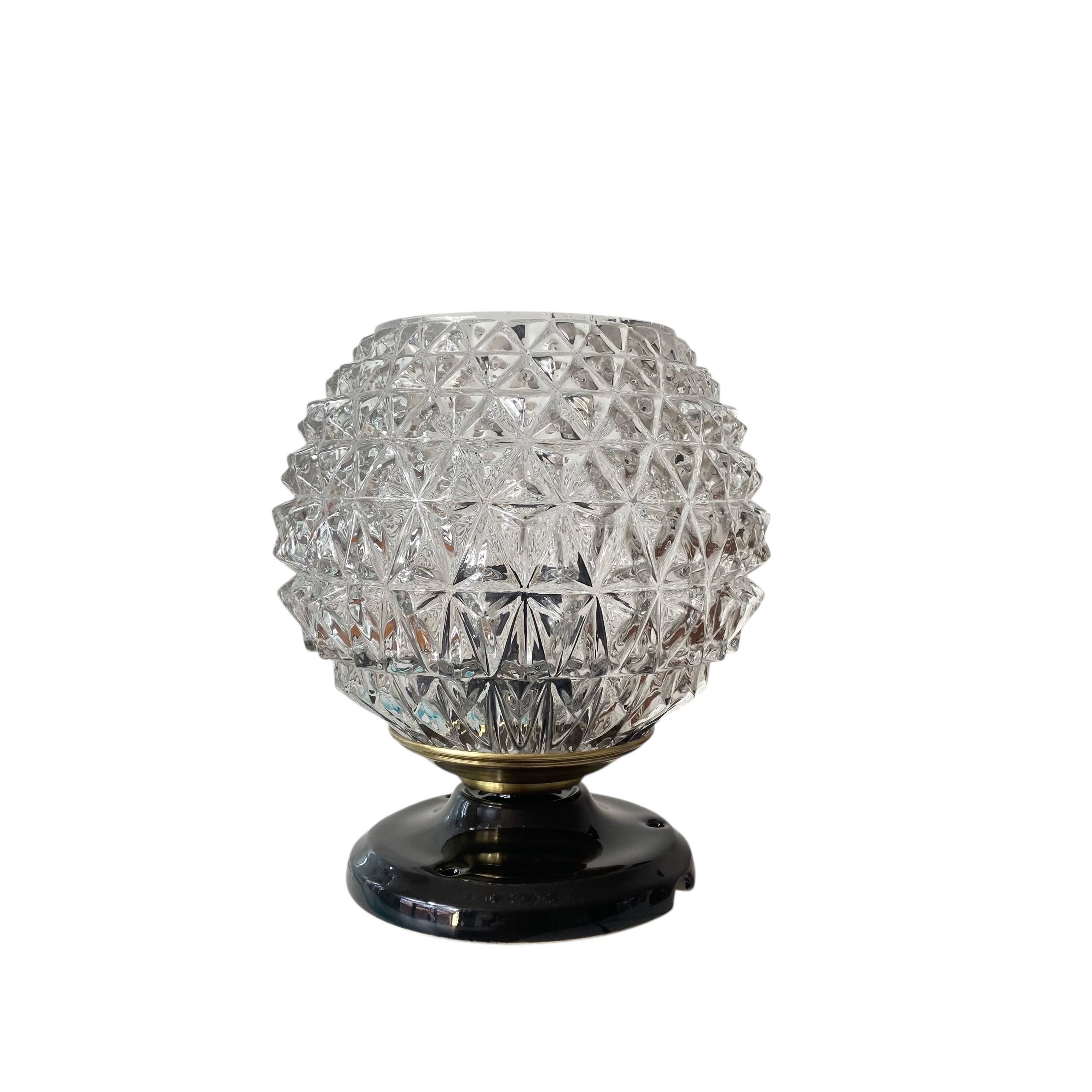 Ceiling light or globe wall light, 14 cm, porcelain rose.