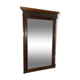 Solid wood mirror with moldings