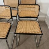Four Marcel Breuer Cesca chairs Made in Italy