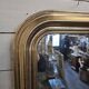 Old Louis Philippe style gilded mirror with mercury mirror