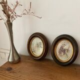 Pair of frames - old paintings