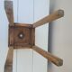 Antique wooden workshop stool