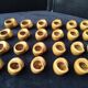 Set of 24 fire ceramic snail shells