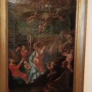 Antique painting - oil on canvas - Assumption of the Virgin, 18th century