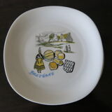 7 berry high porcelain cheese plates