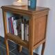 Vintage wooden bedside table