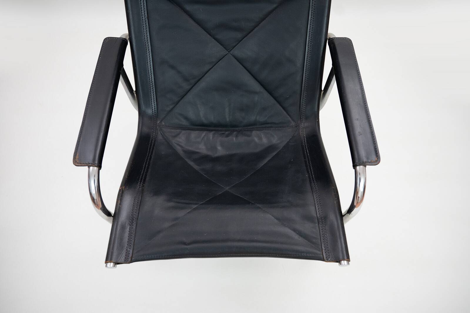 He1106 Lounge Chair with Ottoman by Hans Eichenberger for Strässle, 1970s