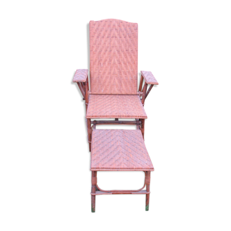 Rattan lounger