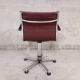 Swivel office chair in chrome-plated metal 70s
