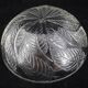 Cups "chestnut leaves" in Lalique glass, excellent condition, signed.