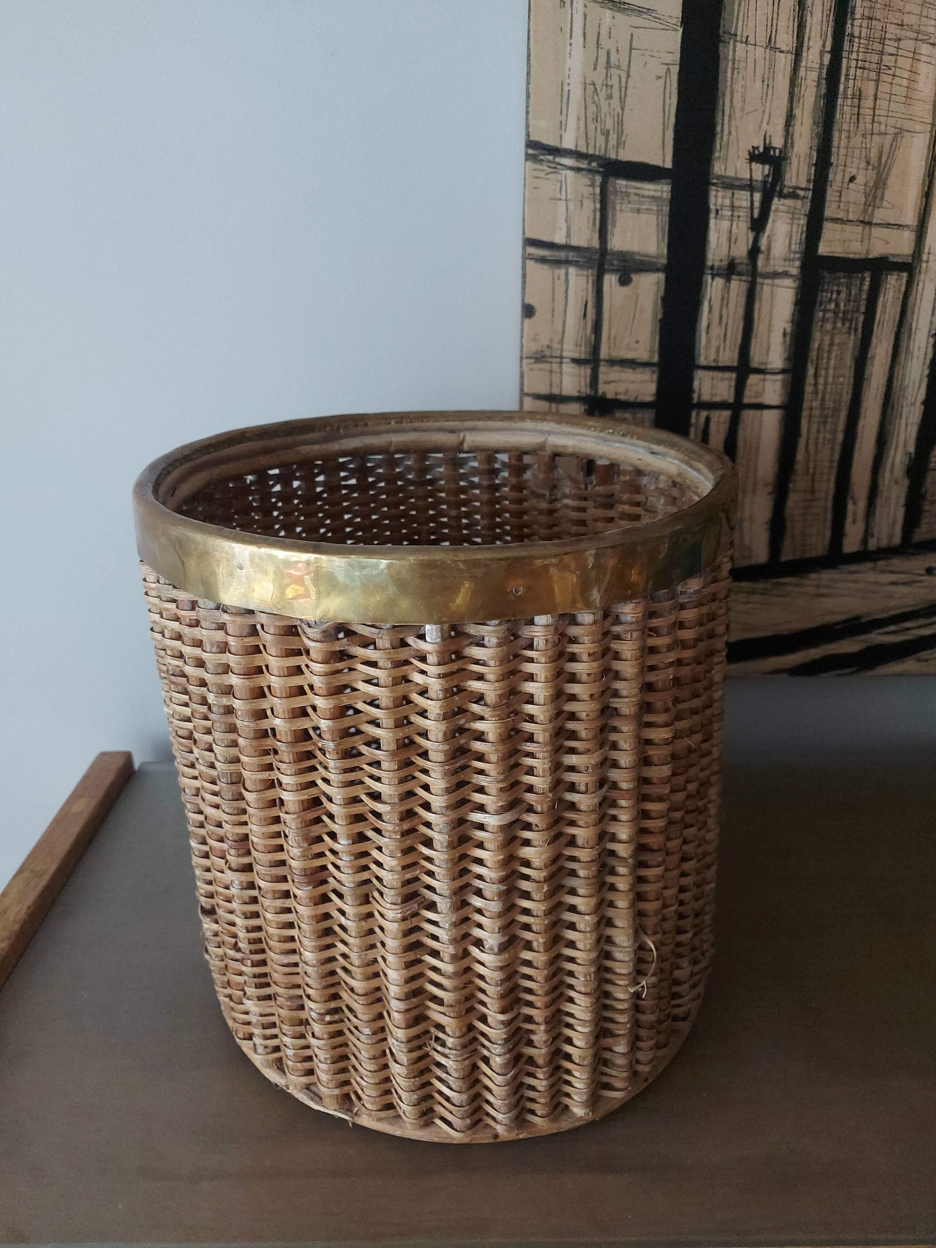 Vintage wastepaper basket