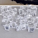 Set de 4 bougeoirs modulables en verre
