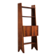 Italian bookcase with three shelves and storage