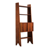 Italian bookcase with three shelves and storage