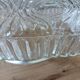 Antique ceiling light in molded glass