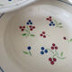 Set of 8 vintage Lunéville deep plates model Odile – bay decoration
