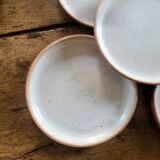 Authentic stoneware dinner plates